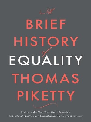 cover image of A Brief History of Equality